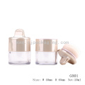 Private label maquiagem cosméticos embalagem vazio pulverizador puff recipientes frouxo frasco de pó frasco de pó solto